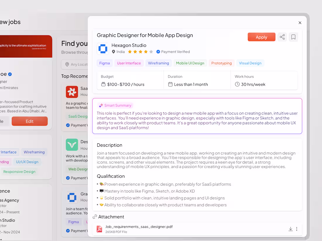 Cover image for Workora - Job Search Dashboard | Dashboard