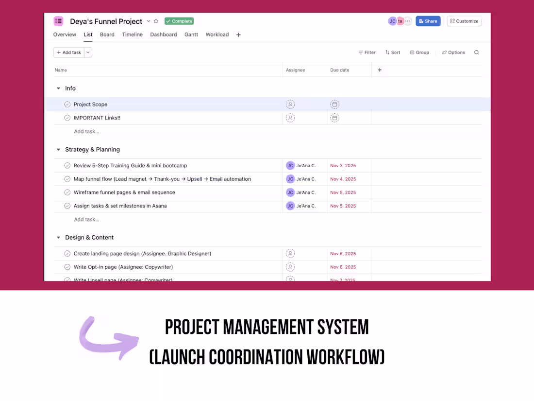 Cover image for 📌 Project Management & Launch