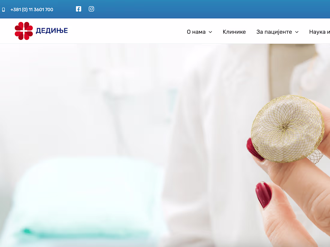 Cover image for Custom Website for Cardiovascular Institute