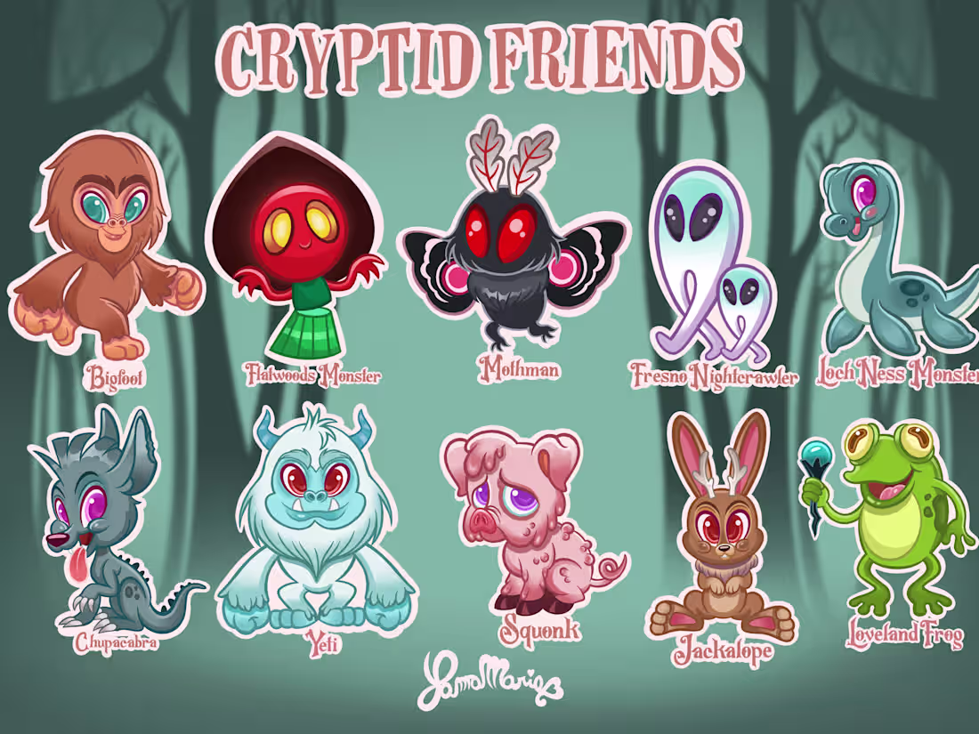 Cover image for Cryptid toy line