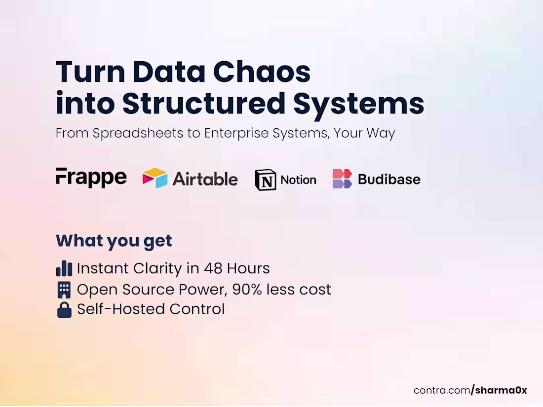 Cover image for Turn Data Chaos  into Structured Systems