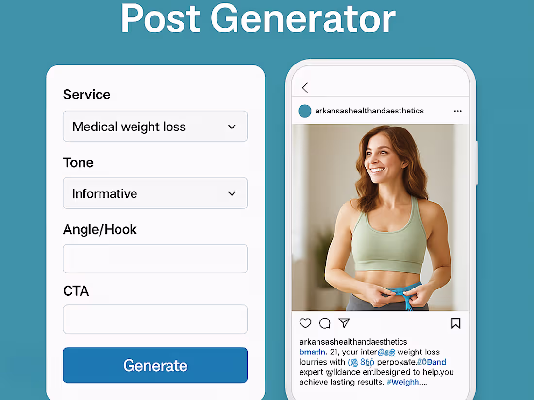 Cover image for 1-Click IG Post Streamlit App Development