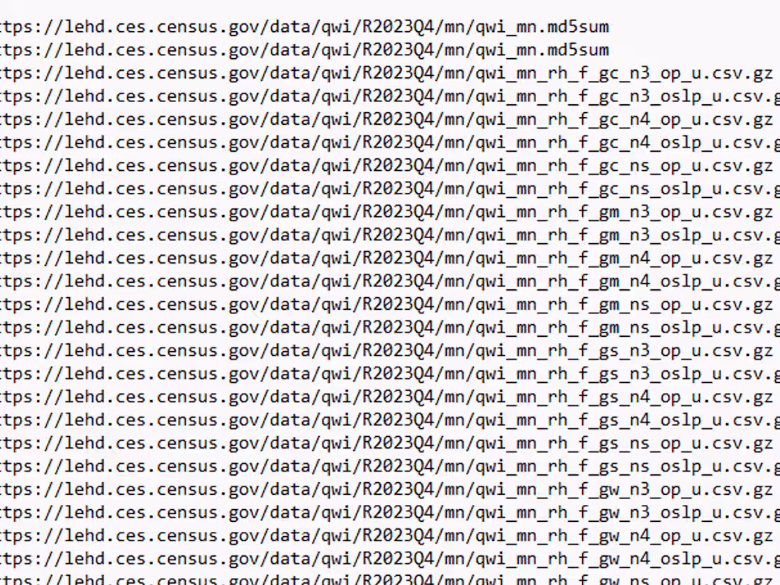 Cover image for Download publicly available dataset