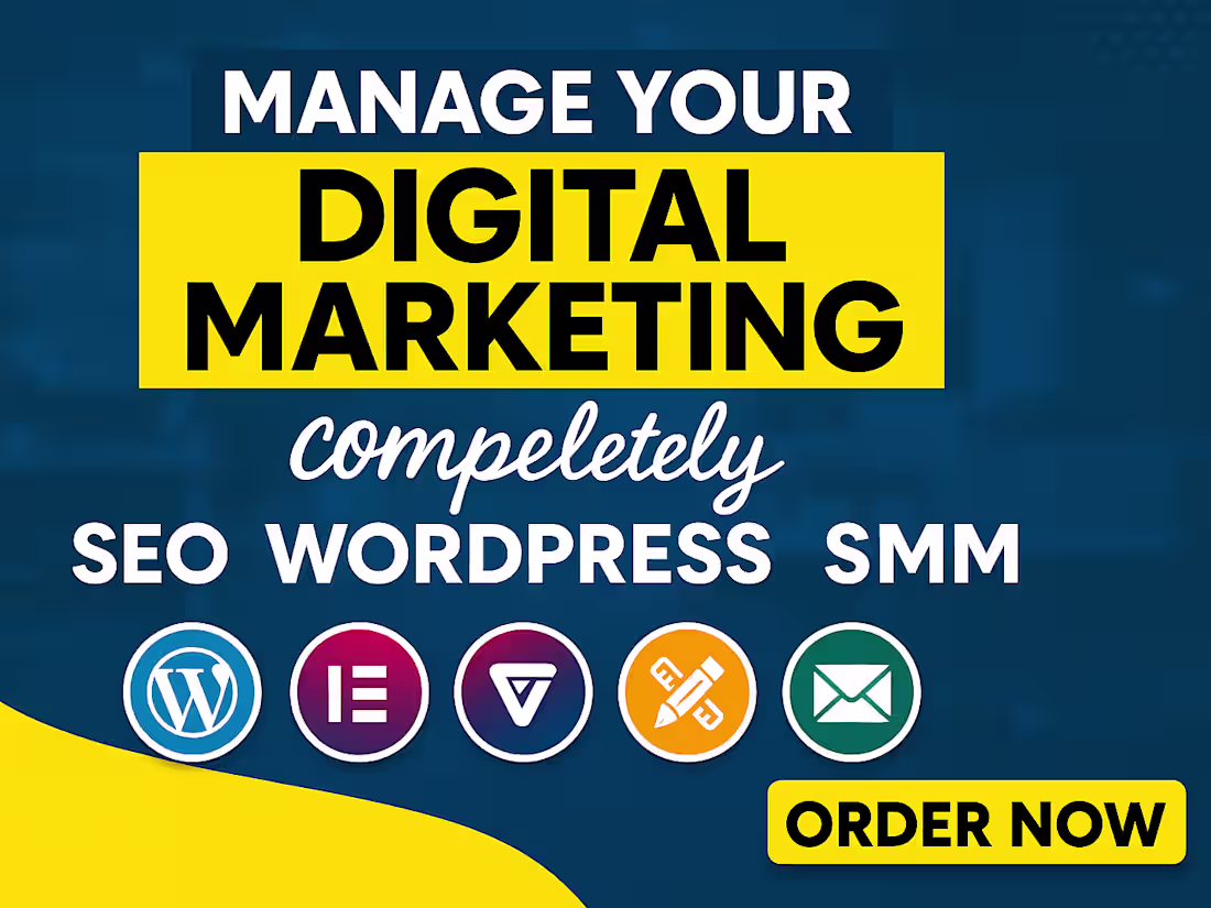 Cover image for Full Digital Marketing + WordPress Website – SEO, Ads & More