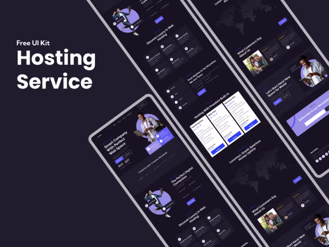 Cover image for Host Beta – Modern Hosting & SaaS Website UI Kit Host Beta i...