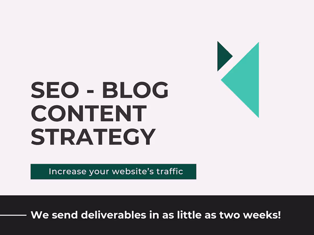 Cover image for 12-Month SEO Blog Content Strategy Development