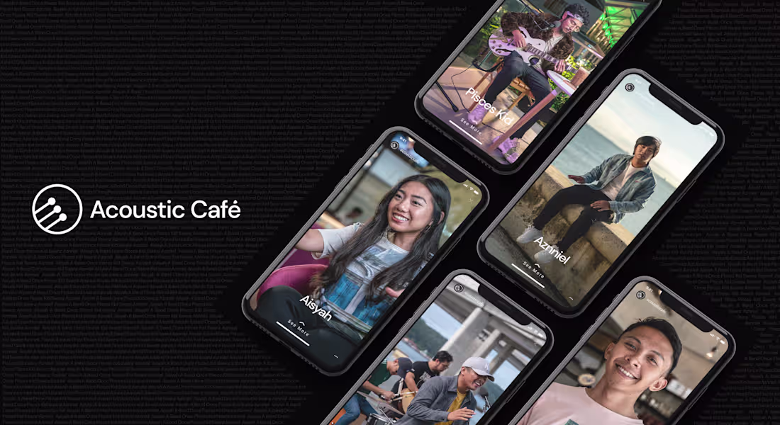 Cover image for Acoustic Cafe | by AiCreativv | Design Agency Brunei