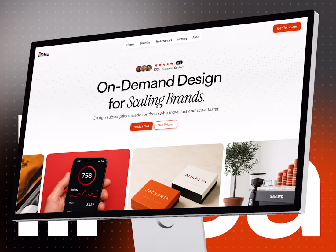 Cover image for Design Subscription Agency - Premium Framer Template