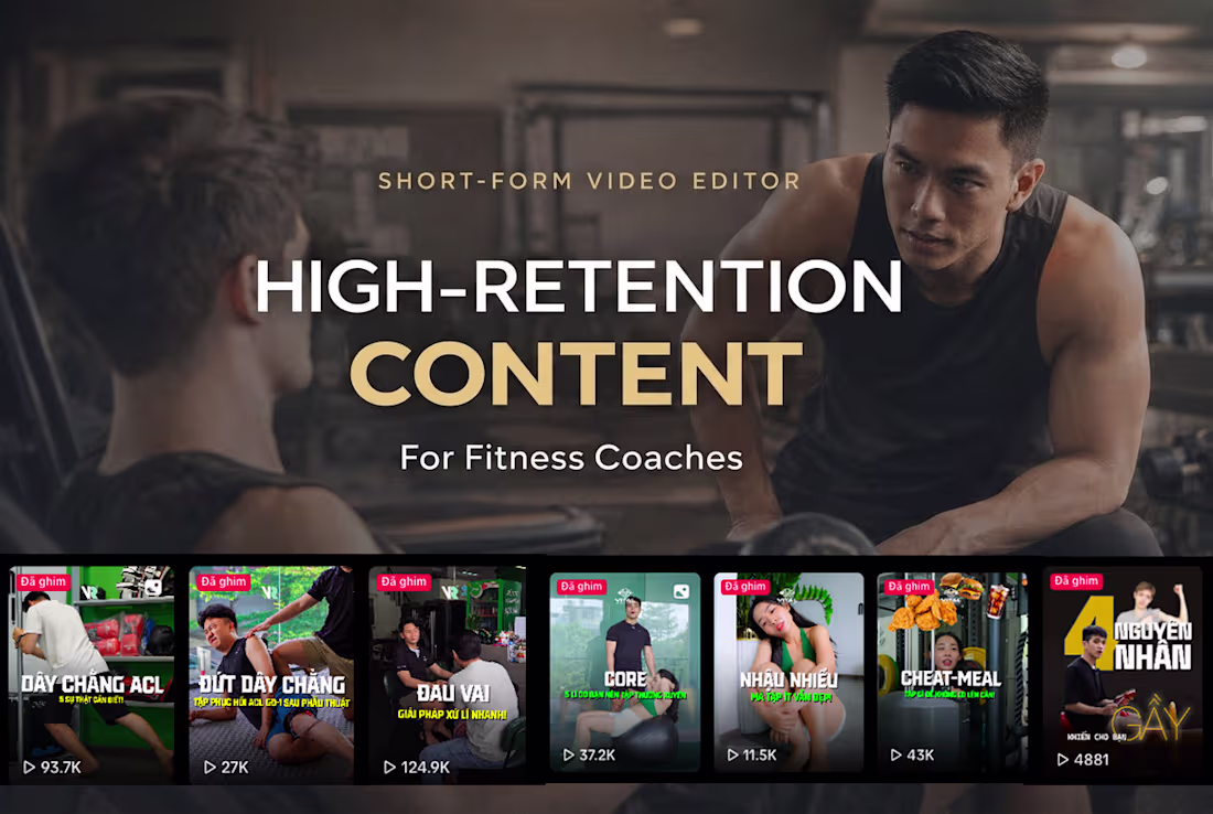 Cover image for Short-Form Editing for Fitness Coaches