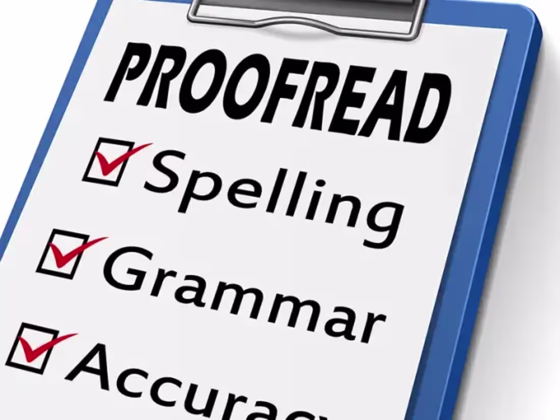 Cover image for I'm here for all your proofreading needs