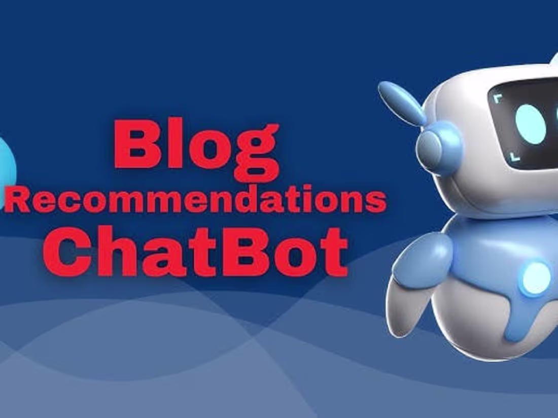 Cover image for Blog Website with Content Recommendations Chatbot