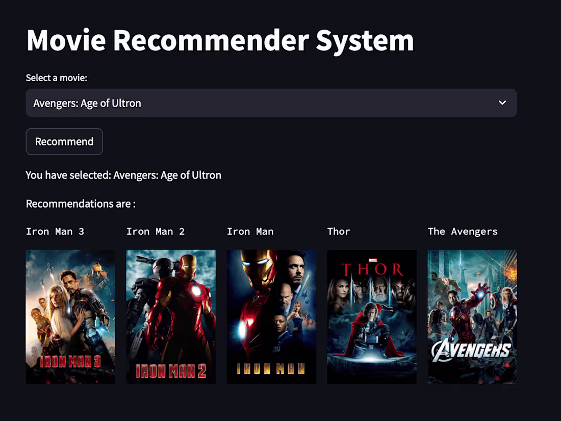 Cover image for Movie-Recommender
