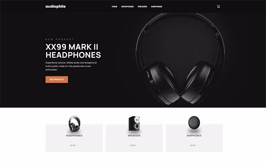 Cover image for Ecommerce Website. HTML, CSS, JavaScript