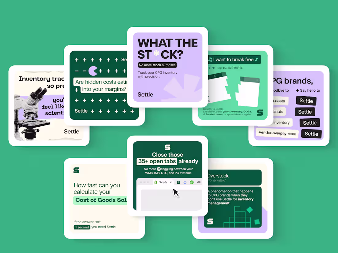 Cover image for Ad design (8 ad creatives)