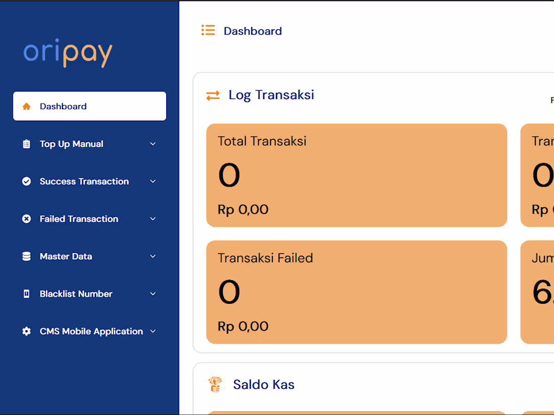 Cover image for Oripay E-wallet Transfer