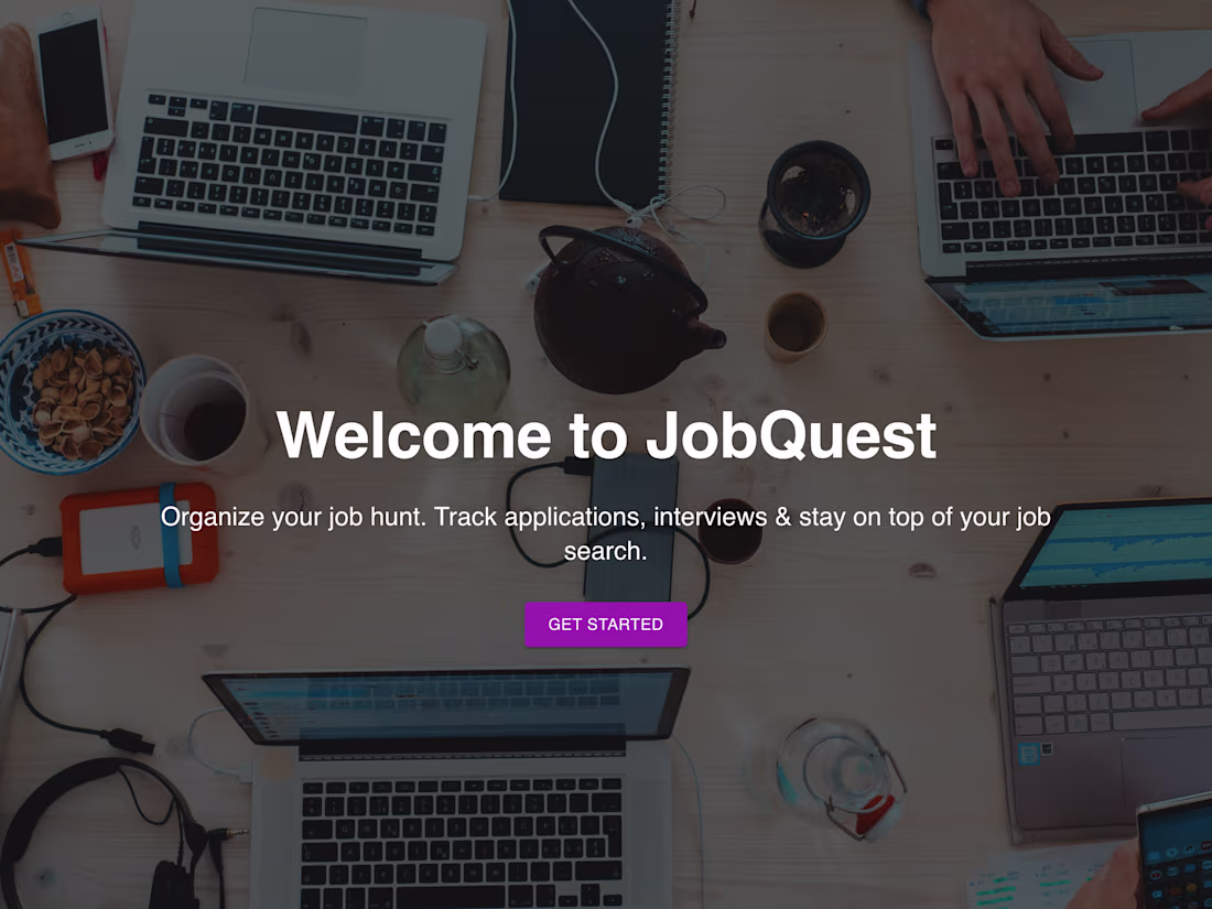 Cover image for JobQuest - A Job Application Tracker