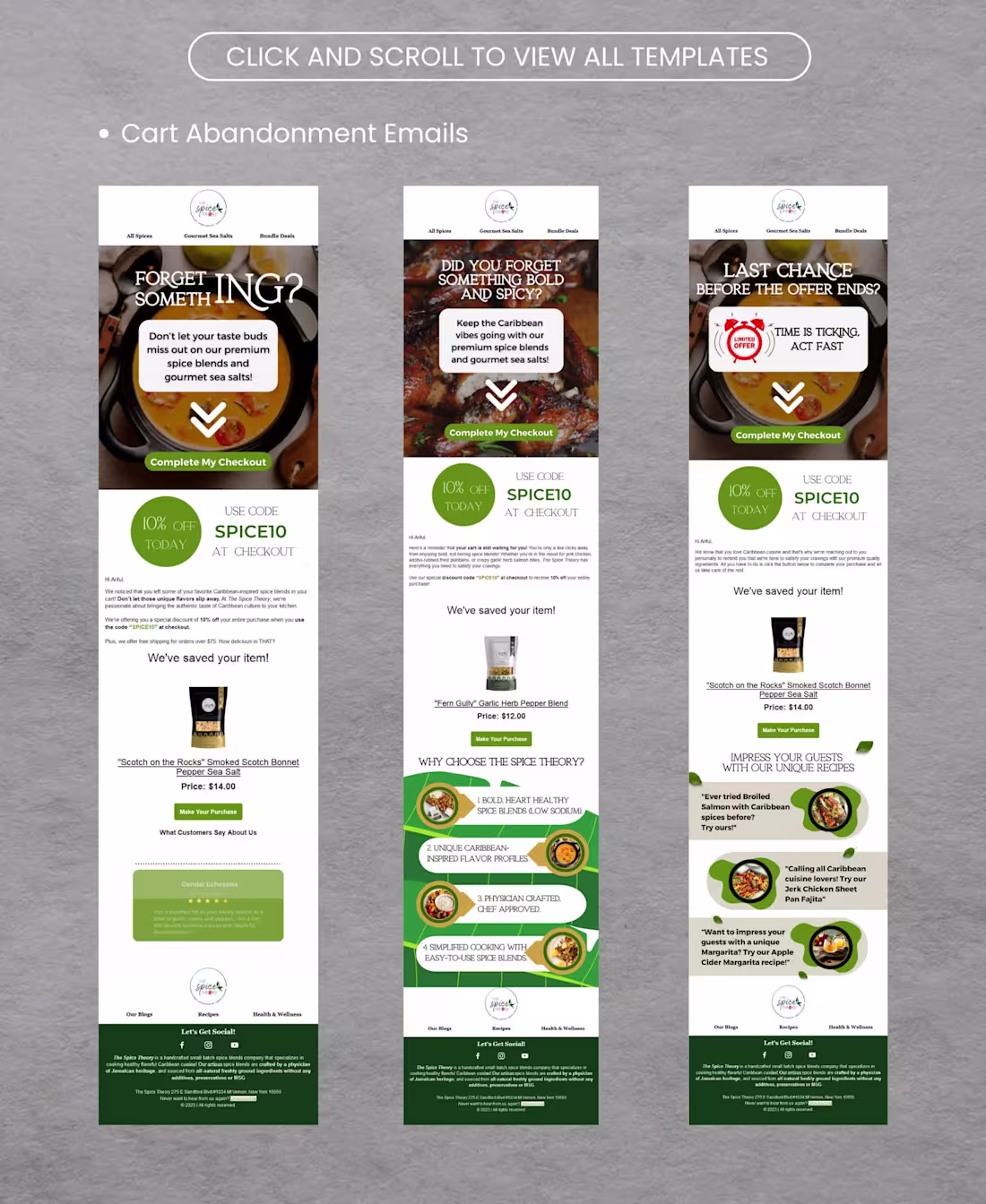 Cover image for Email Marketing Strategy for The Spice Theory