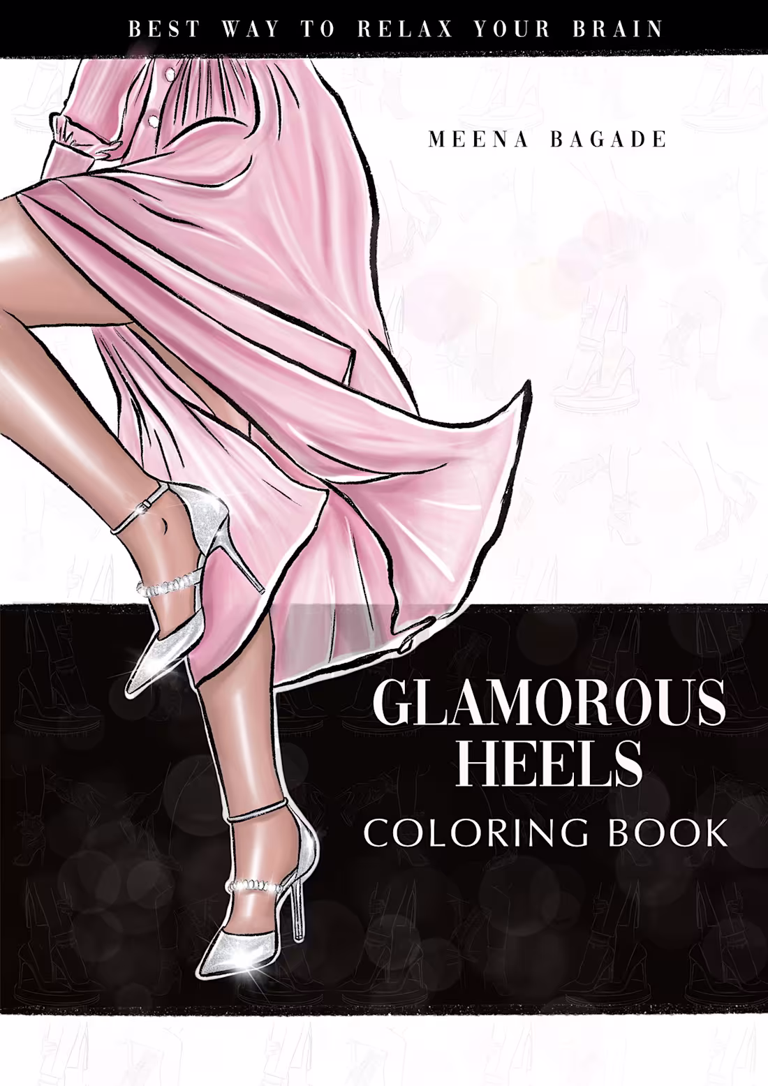 Cover image for Glamorous heels cloring book :: Behance
