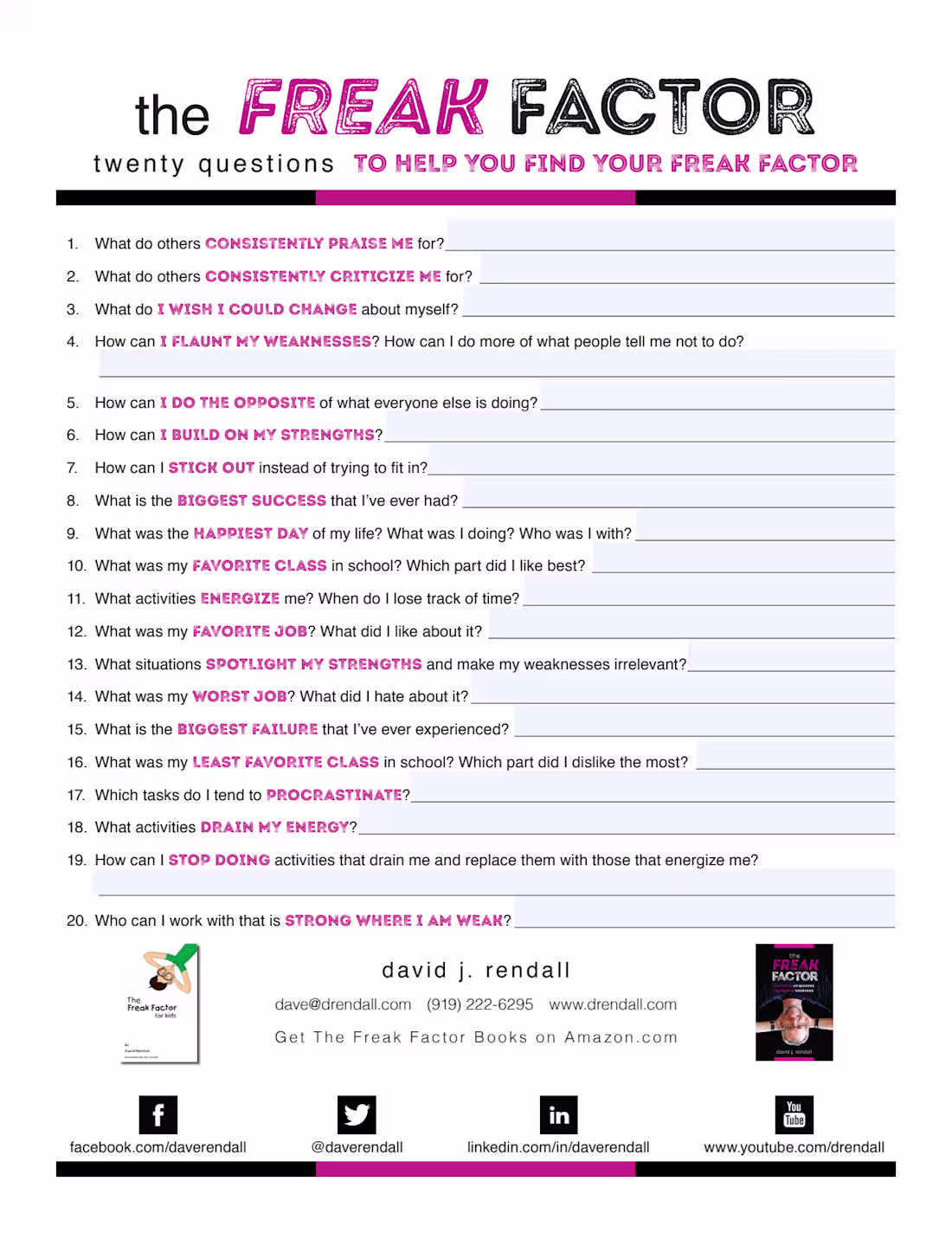 Cover image for Rendall-Freak Factor PDF