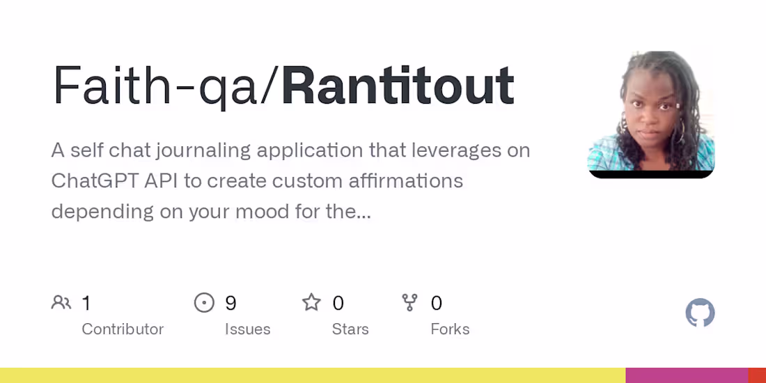 Cover image for Faith-qa/Rantitout