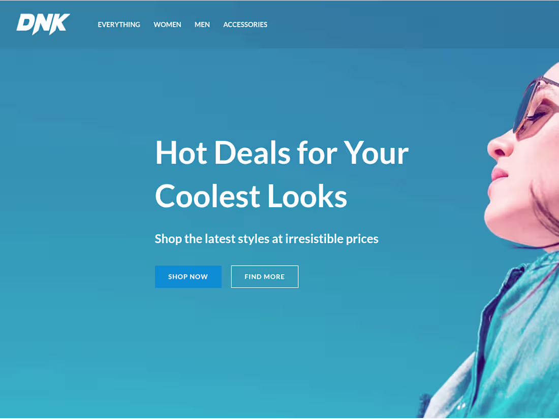 Cover image for DNK | E-commerce Clothing Brand