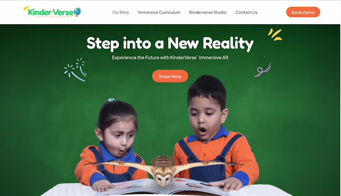 Cover image for KinderVerse | Framer Website