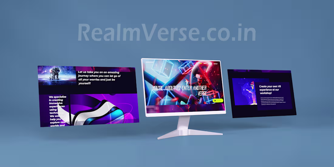 Cover image for Web Design - RealmVerse.co.in