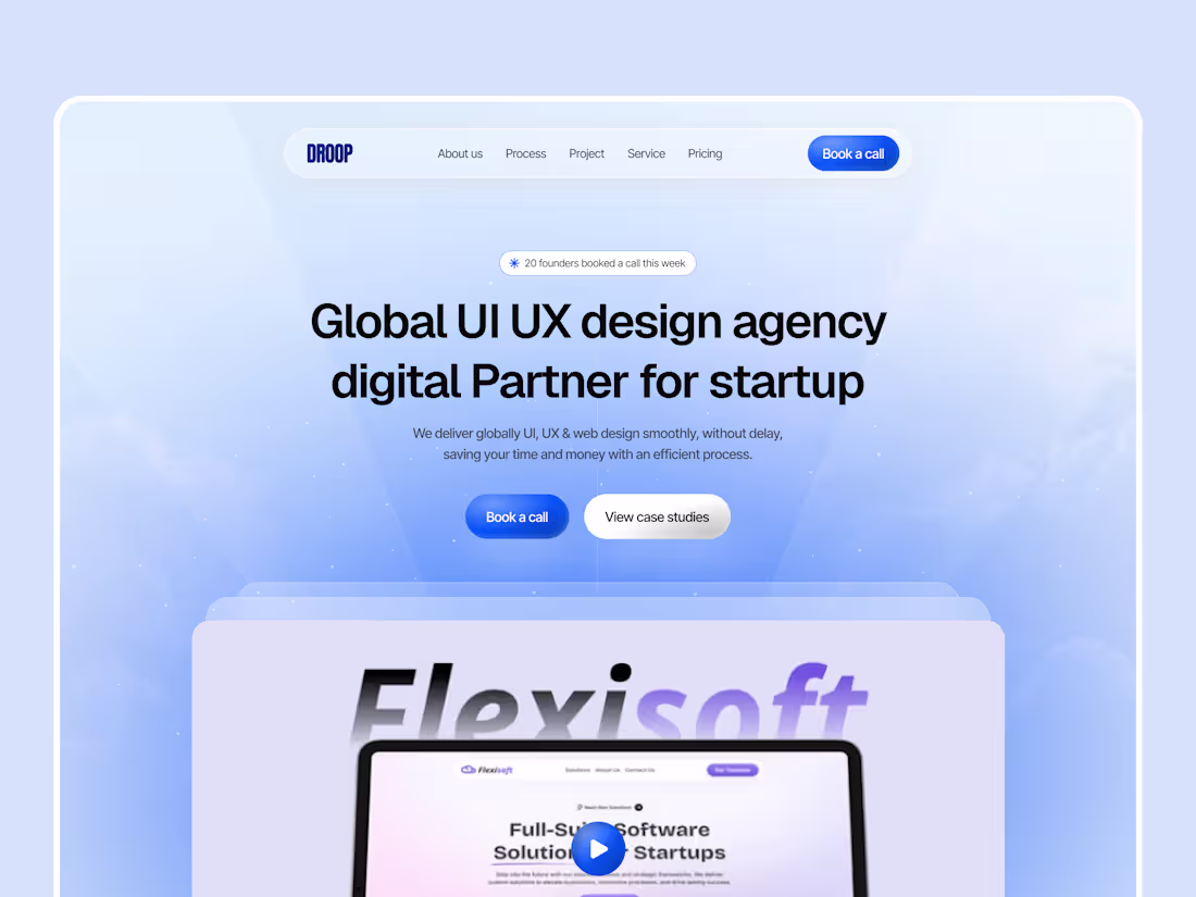 Cover image for UIUX Design Agency Website Design