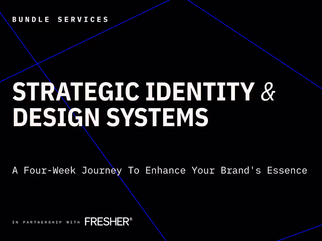 Cover image for DESIGN THE STORY — Strategic Identity & Design Systems