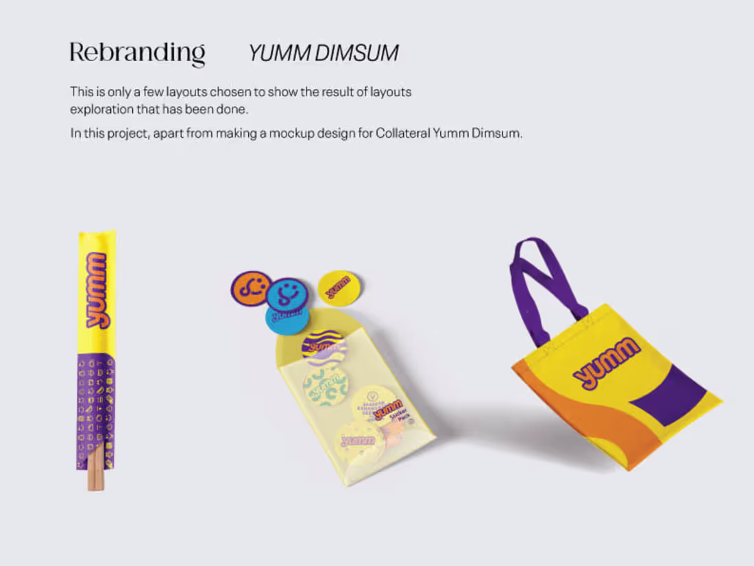 Cover image for Branding F&B "YUMM DIMSUM"