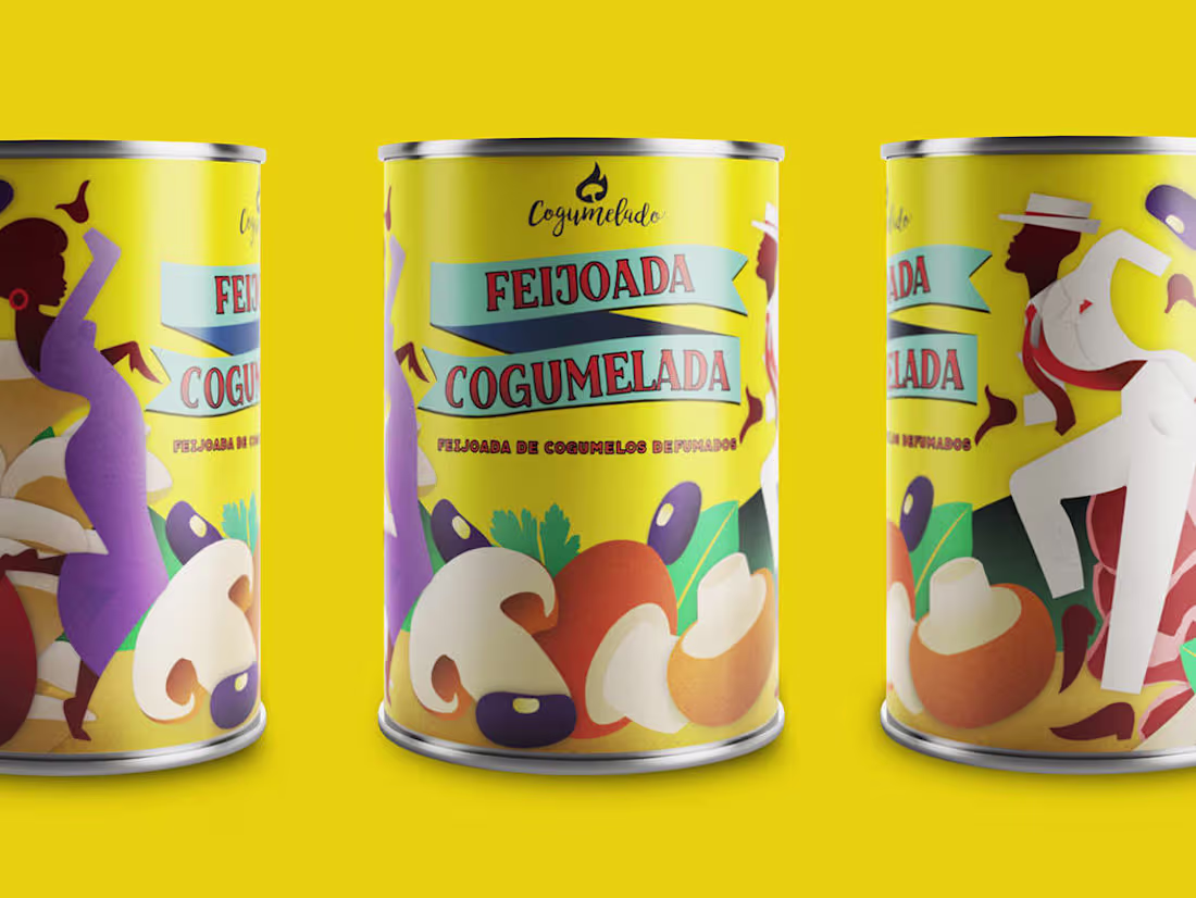 Cover image for Feijoada Cogumelada - Packaging and label design