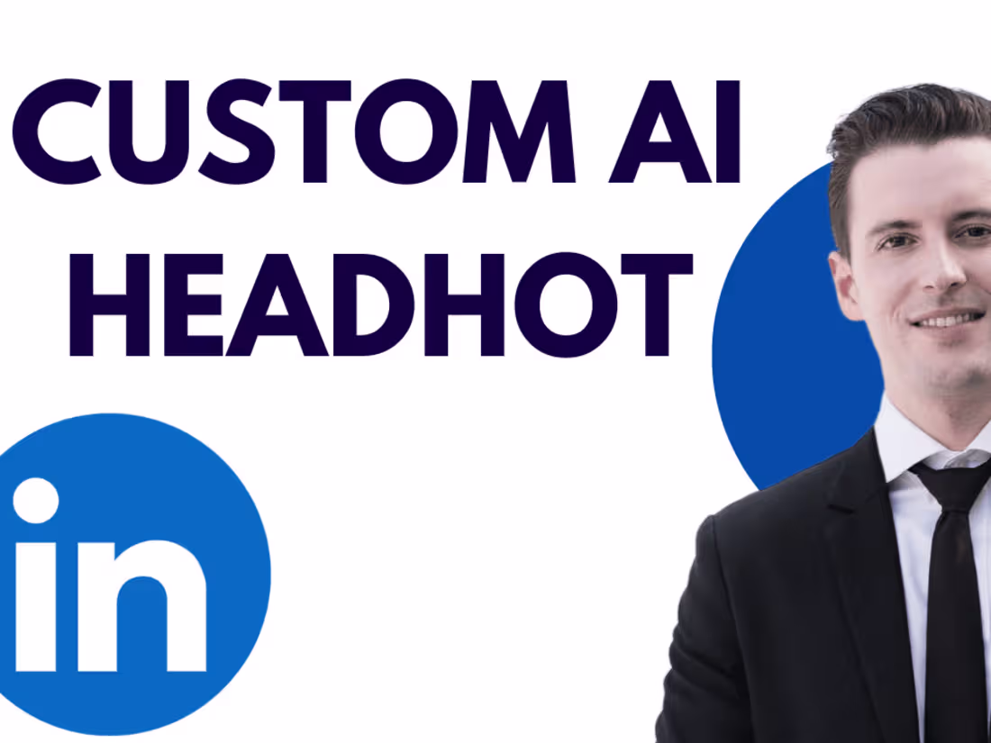 Cover image for Ai custom linkedin headshot