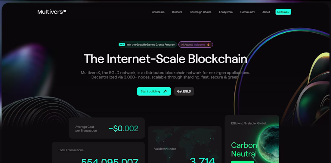 Cover image for Elrond – The Internet Scale Blockchain