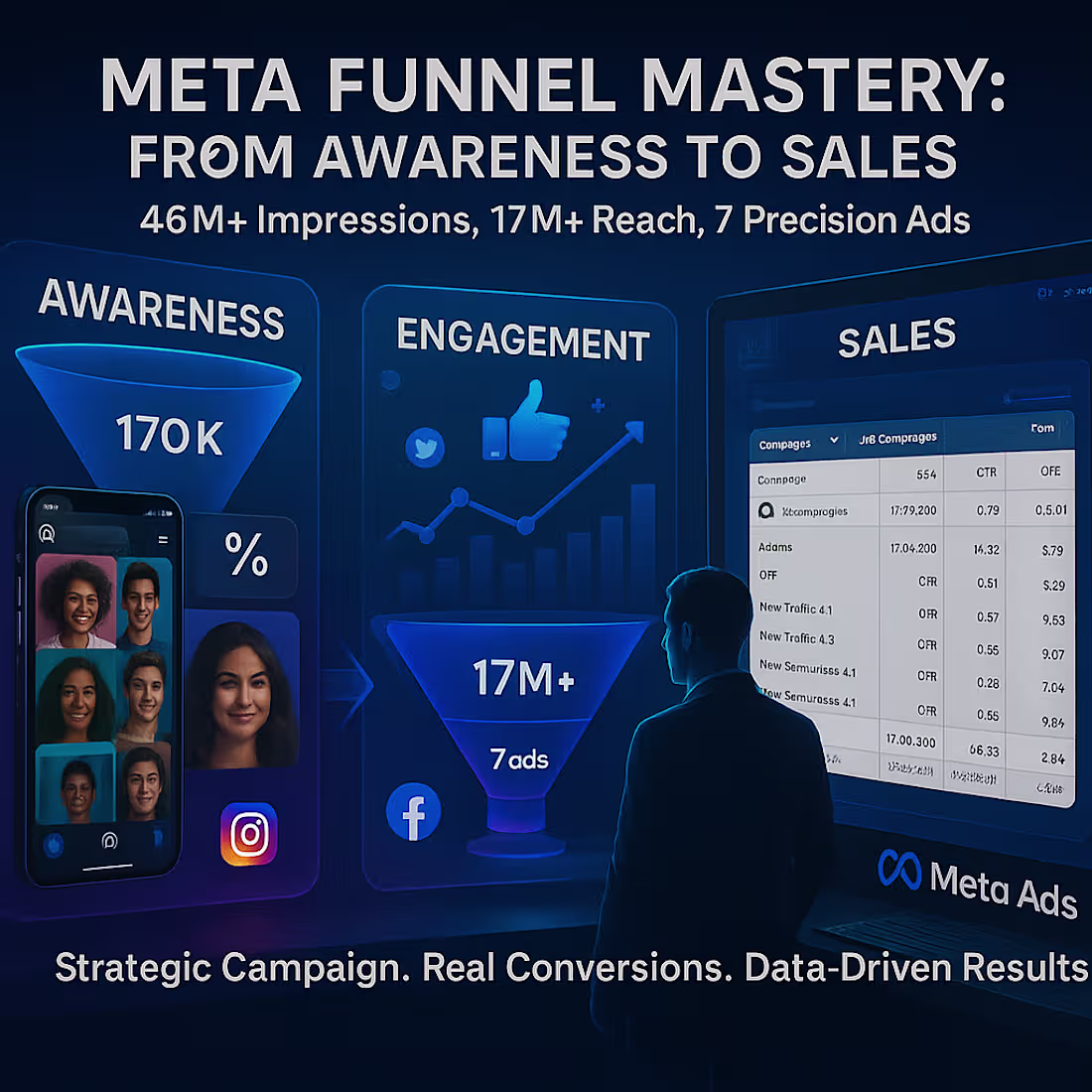 Cover image for Meta Ads Funnel Strategy: 3X Sales with 46M Reach