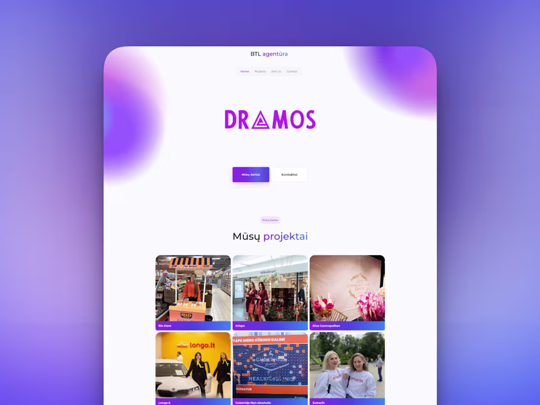 Cover image for Dramos.lt (https://Dramos.lt) Conversions Focused Landing