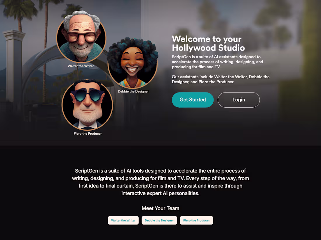 Cover image for Scriptgen - Hollywood AI Studio