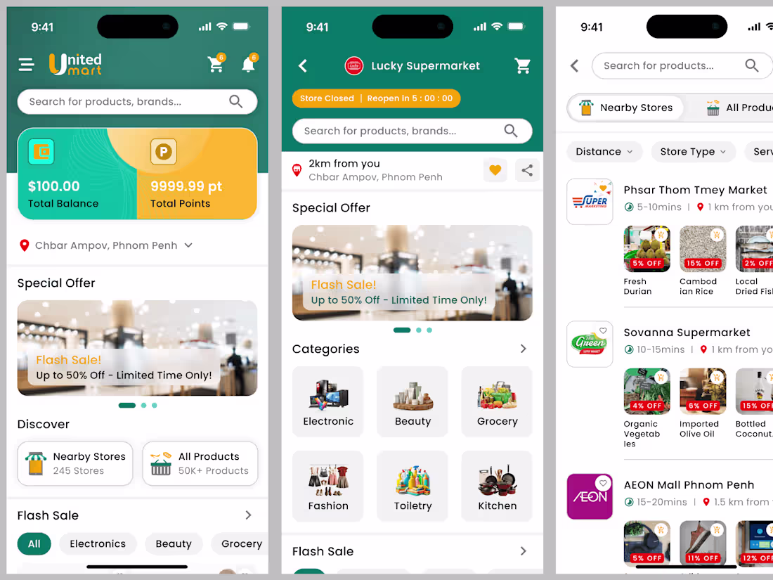 Cover image for Expo React Native | United Mart