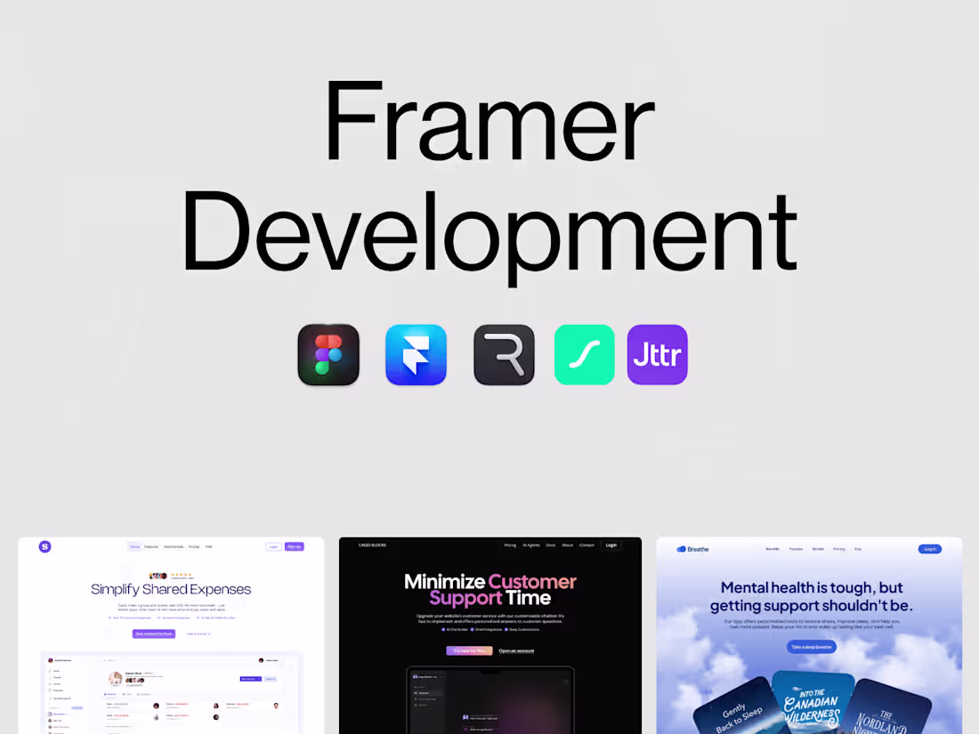 Cover image for Framer Development