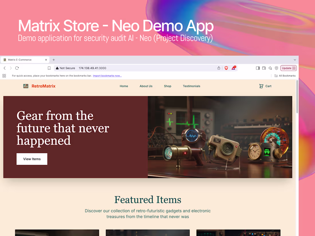 Cover image for Matrix Store – Full-Stack E-Commerce Application for demo