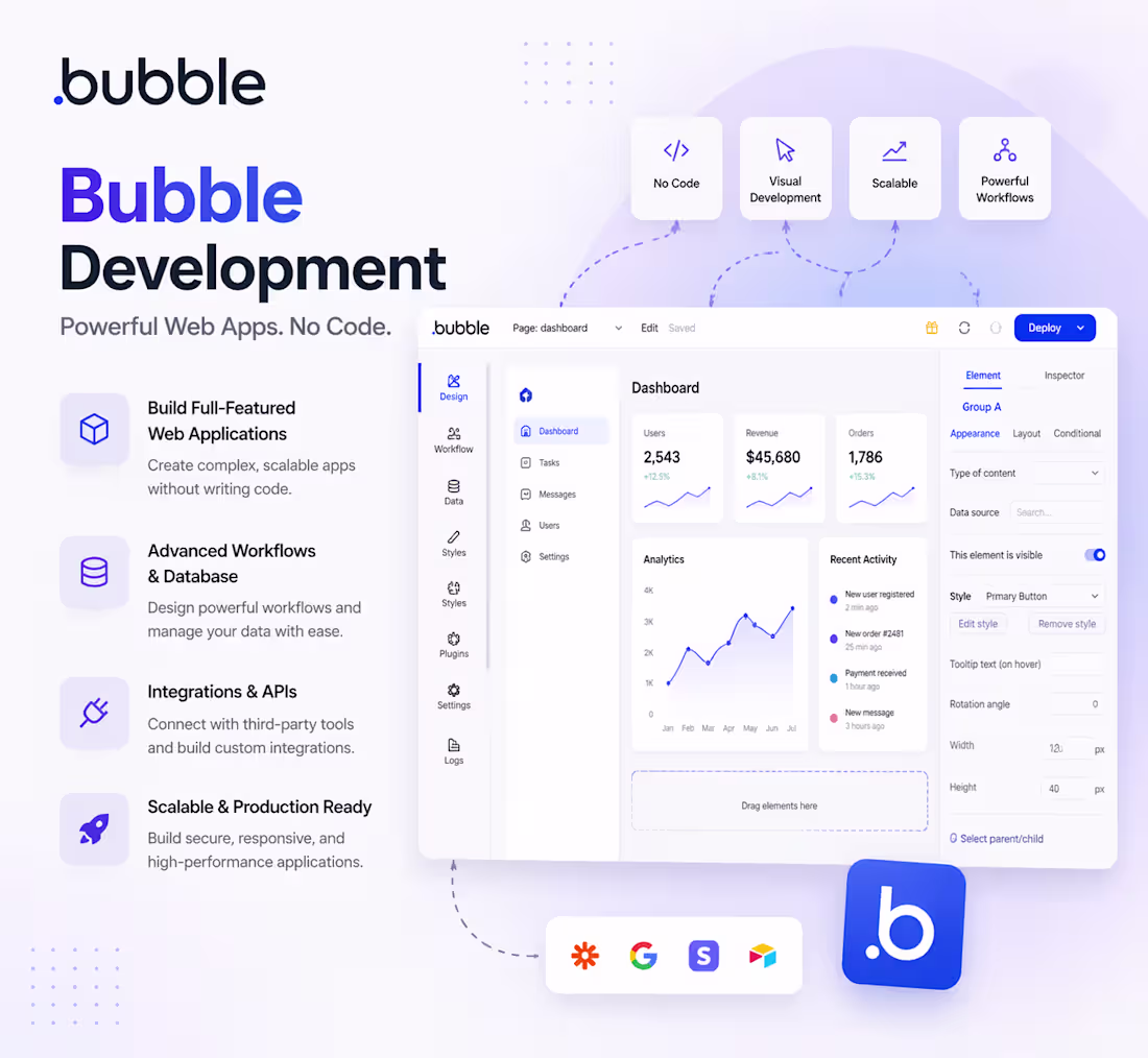 Cover image for Bubble Development & No-Code Web
