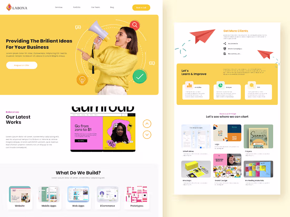 Cover image for Labona Website Home Page