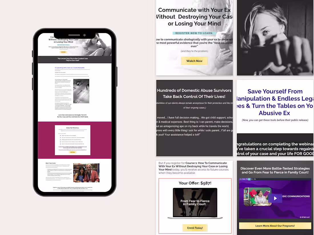 Cover image for Kajabi Webinar Funnel Launch for Coaching Brand