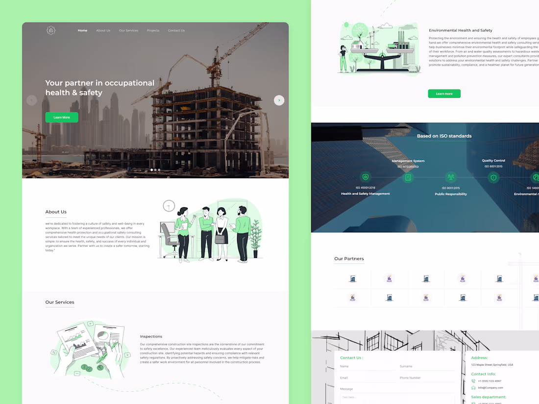 Cover image for Occupational Health and Safety Website