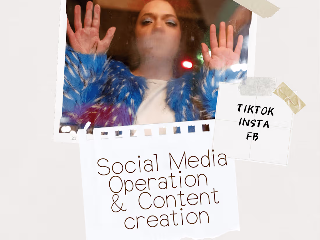 Cover image for 
Social media management (TIKTOK, Instagram, FB, Pinterest)