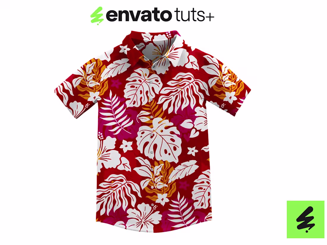 Cover image for Envato: Hawaiian shirt pattern