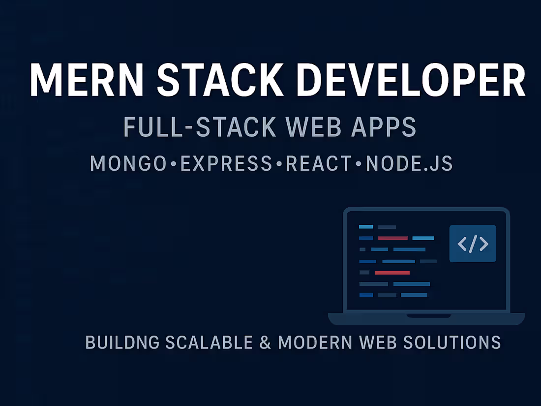 Cover image for Full-Stack Web Applications with MERN 