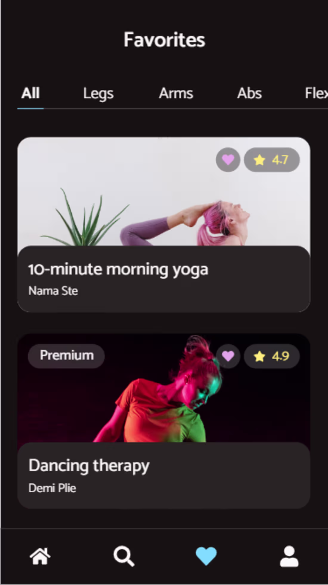 Cover image for Fitness mobile app (Fitflex)