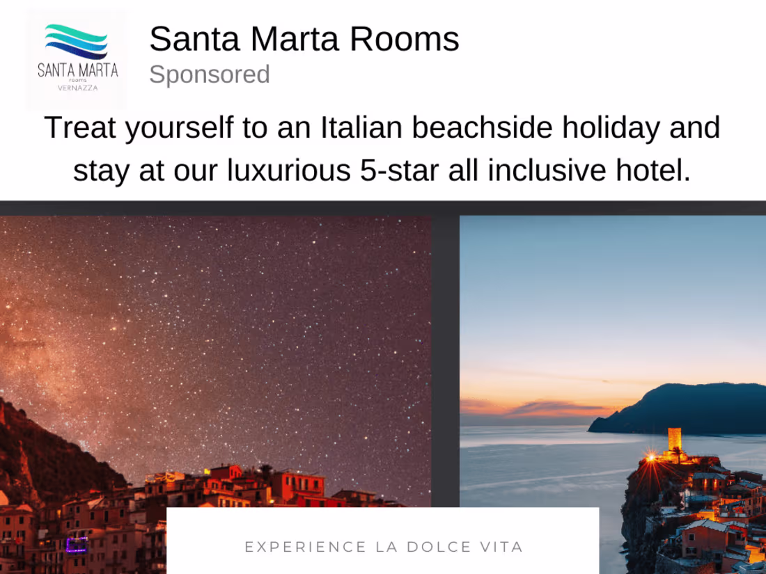 Cover image for Santa Marta Rooms FB Ad [spec]