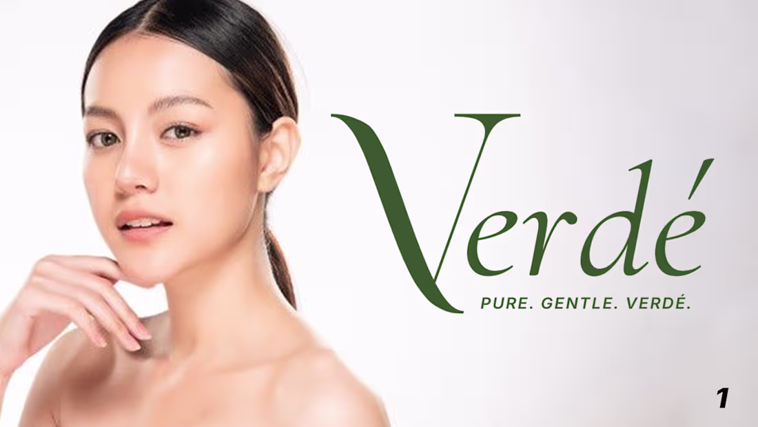 Cover image for Verdé – A Soft Minimalist Brand Identity for Skincare