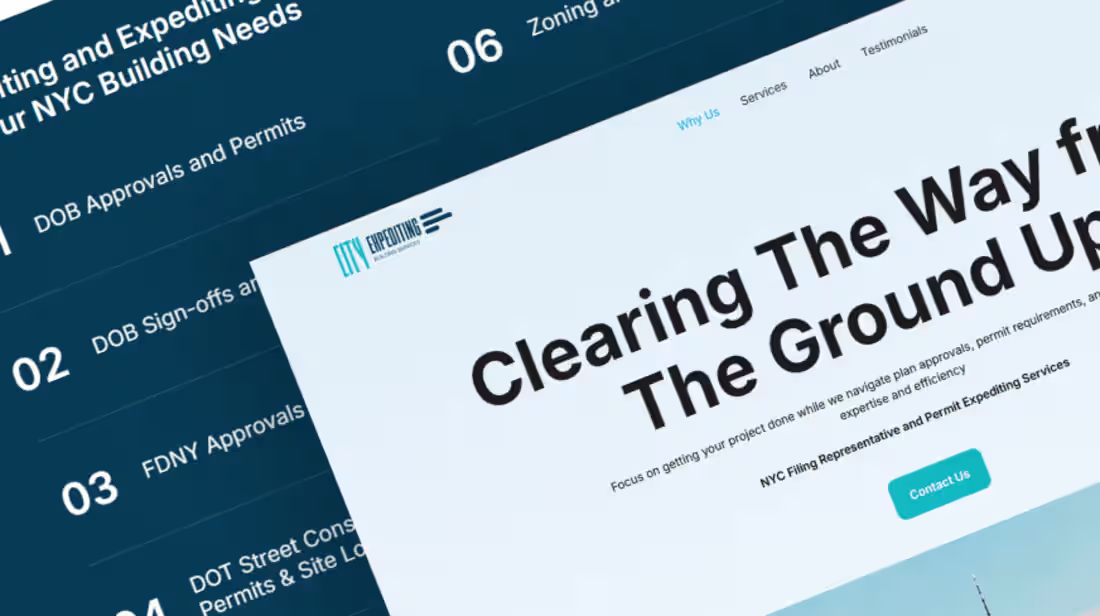 Cover image for Website Development for a Building Services Company